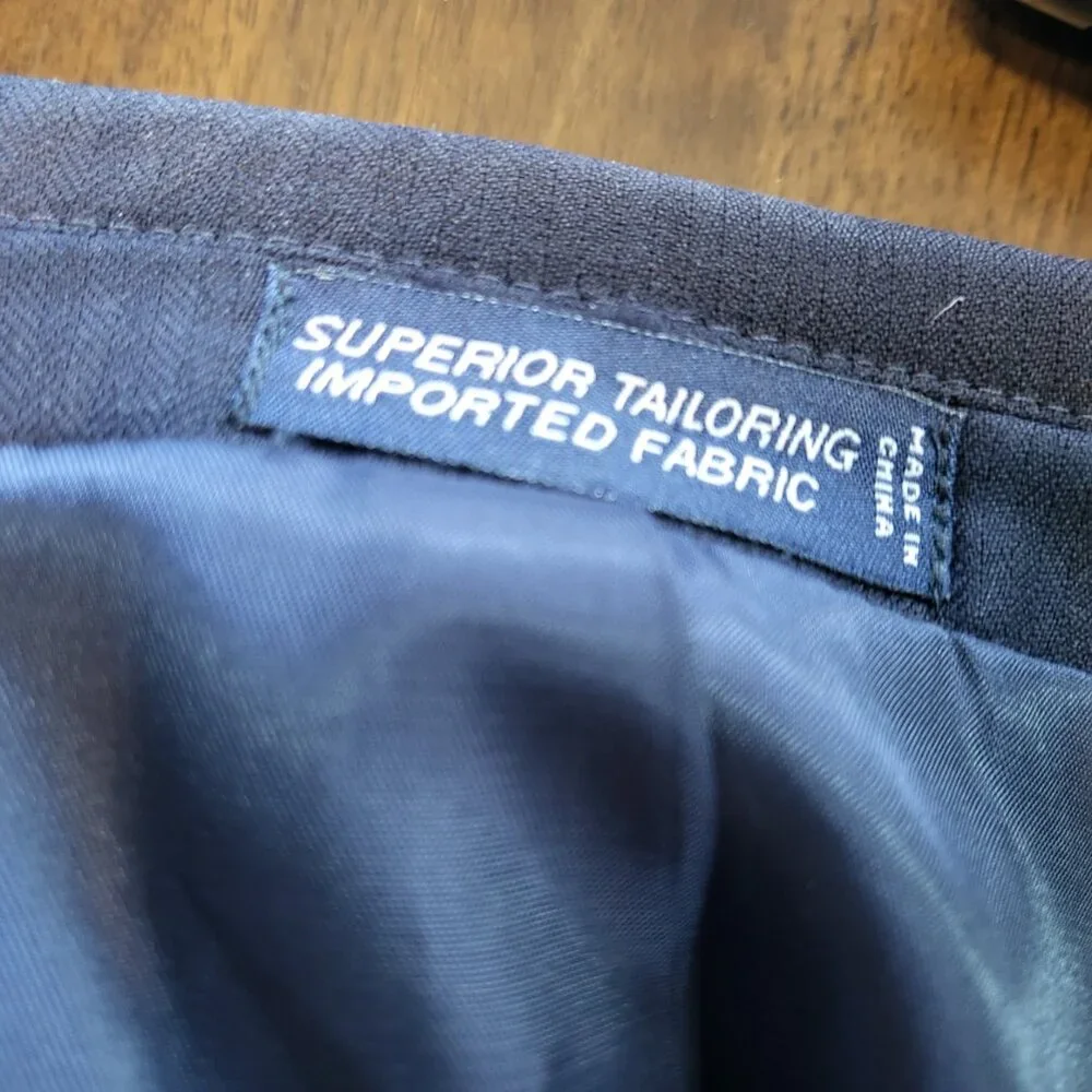 Nautica Mens Suit Jacket 42R Pants 33W 32L 100% Wool